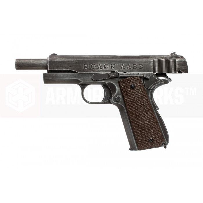 AW Custom - 1911 Molon Labe Softgun with Blowback - Täysmetalli - Game-On.no