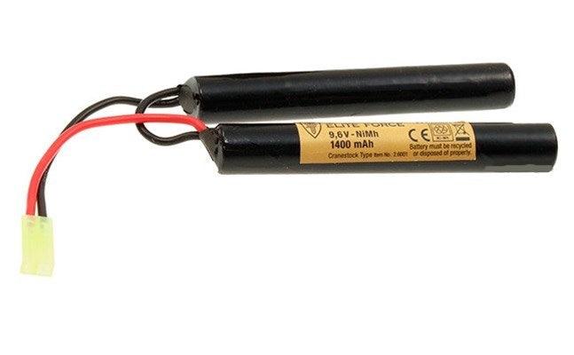 Akkus 9.6V 1400mah (Cranestock), Liten Plugg - Game-On.no