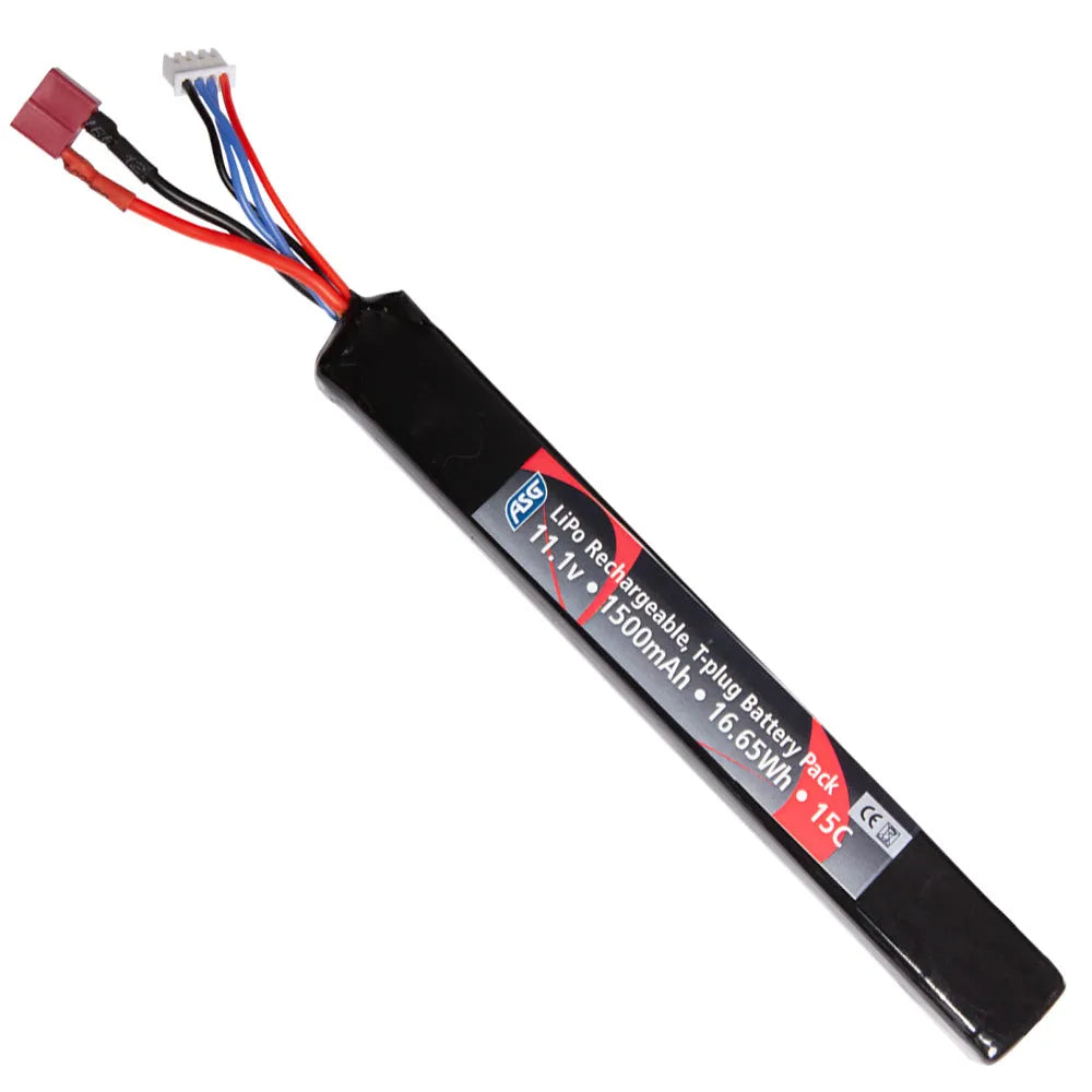 Batteri - Li-Po 11.1V 1500mah - Stick med T-Plugg - Game-On.no