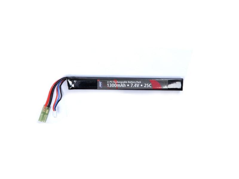 Akut - Li-Po 7.4V 1300mah Single Stick - Game-On.no