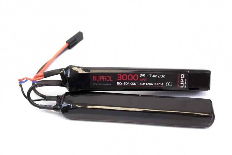 Akkus Li-Po 7.4V - 3000mAh - Cranestock - Game-On.no