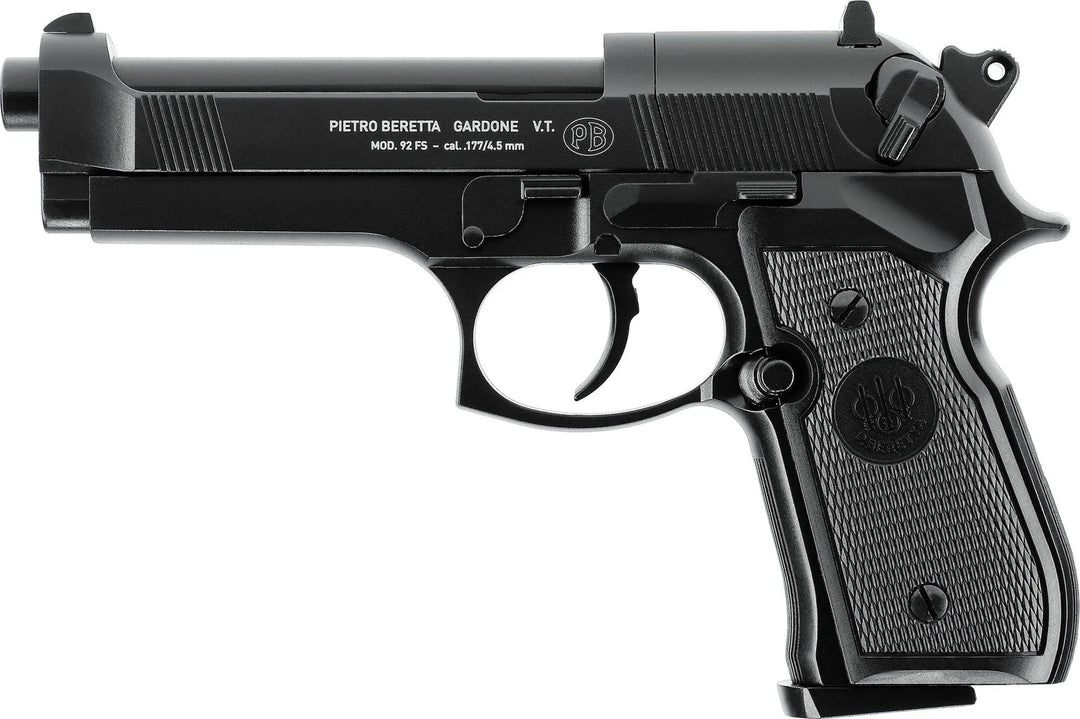 Beretta 92FS svart luftpistol - 4,5 mm - Game-On.no