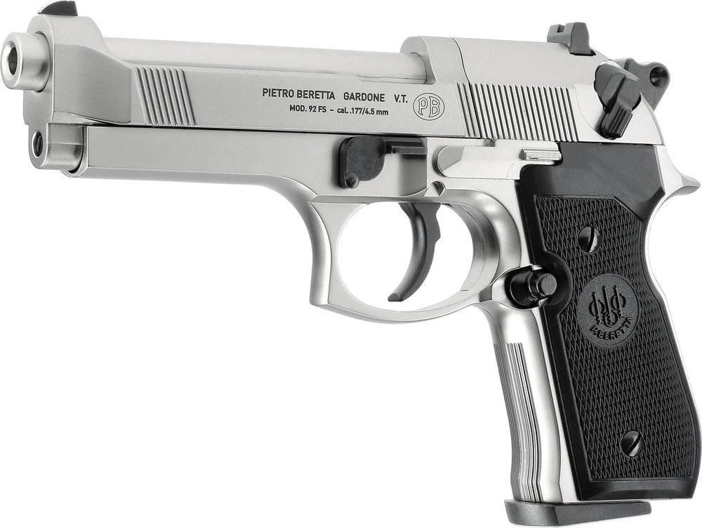 Beretta 92FS Nickel - 4.5mm - Game-On.no