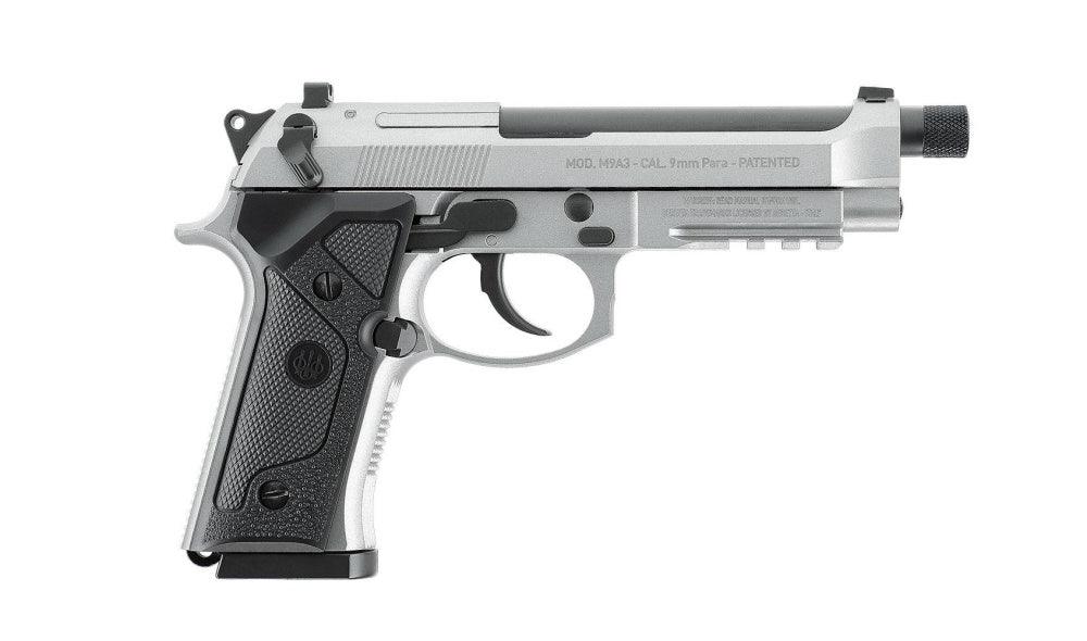 Beretta M9A3 FM INOX - Co2 drevet Softgun pistooli med Blowback - Game-On.no