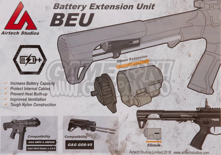 BEU Batteri Forlengelsesenhet til ARP9/ARP556 - Game-On.no