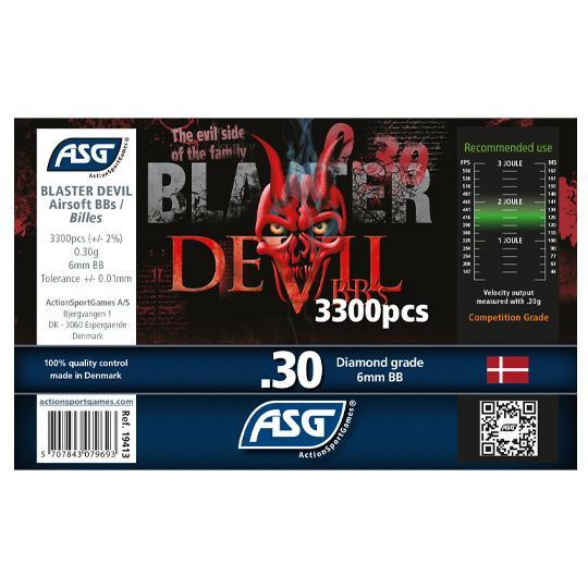 Blaster Devil Softgunkuler 0,30 g - 3300stk - Game-On.no