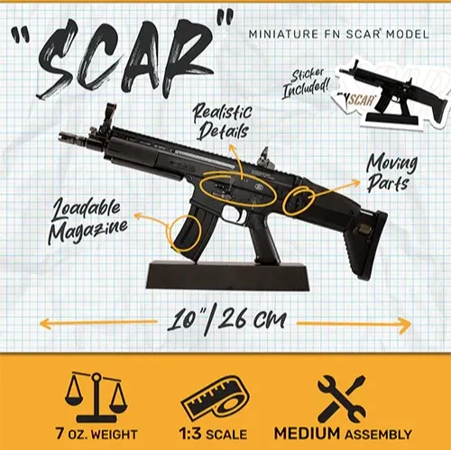 Mini FN SCAR - Réplica del modelo - Negro