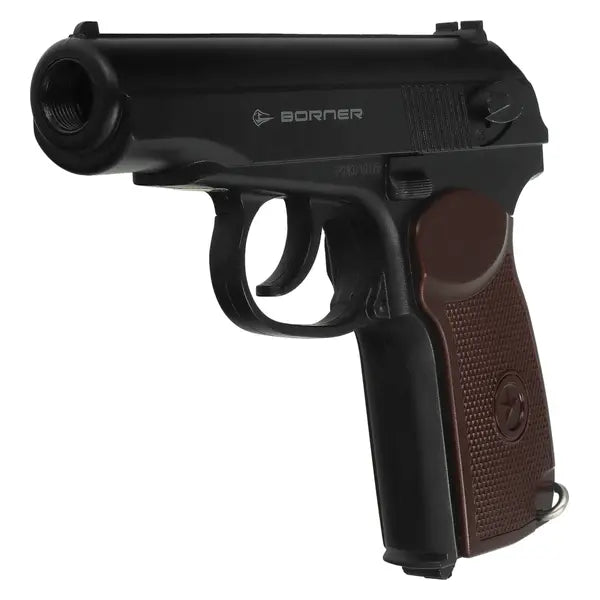 Borner Makarov PM1 CO2 luftpistol, skråbilde forfra