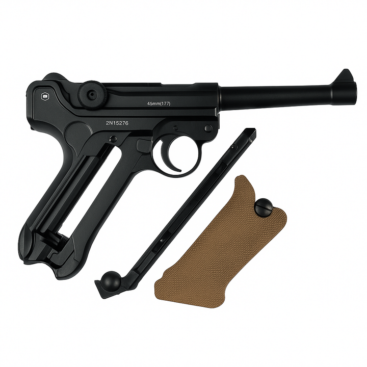 P08 - CO2 Drevet Luftpistol med Blowback - 4.5mm BB