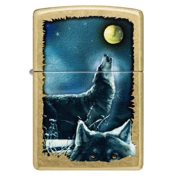 Zippo Wolf Song Design Lighter