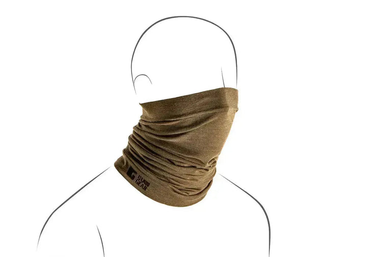 Clawgear - Merinoull hals - Stonegrey Olive - Game-On.no
