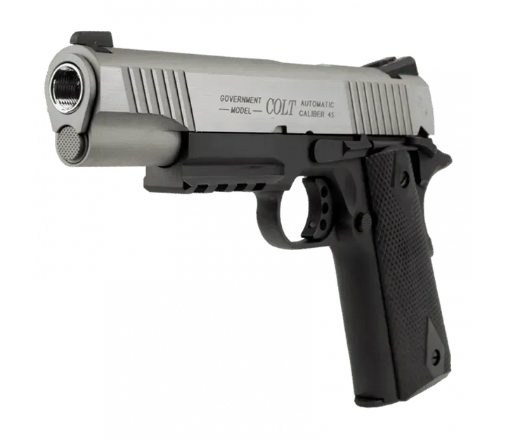 Colt 1911 Rail Gun GBB Co2 Bicolor - Airsoft - Game-On.no