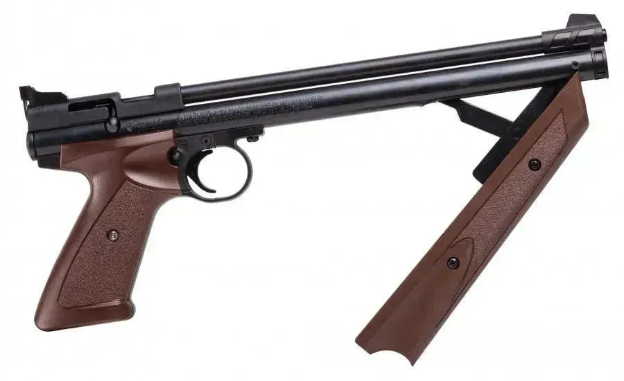 Crosman American Classic Pumpe 4.5mm Luftpistol - Brun - Game-On.no