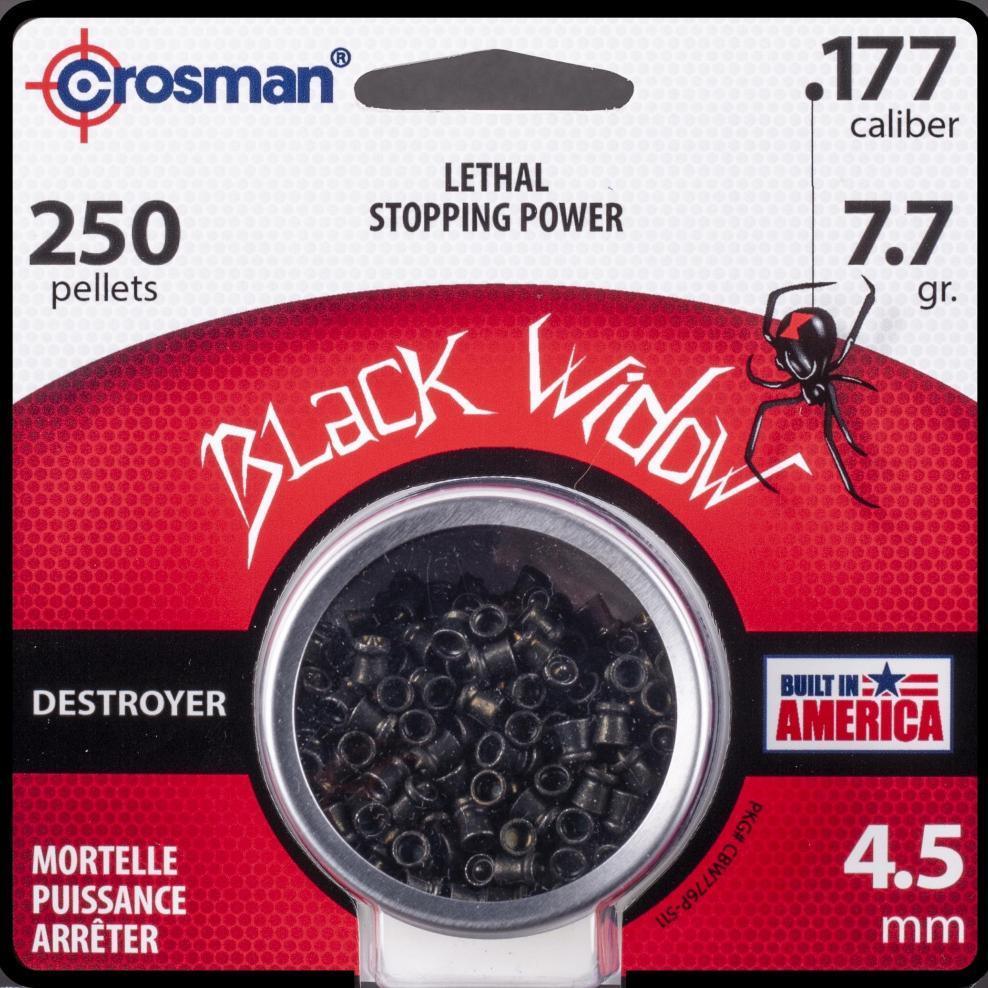 Crosman Premier Black Widow - 250kpl 4.5mm - Game-On.no