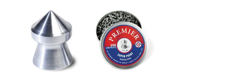 Crosman Premier Super Point luftgeværkugler 7,9gr - 500stk - Game-On.no