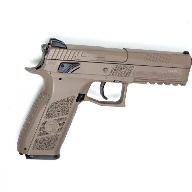 CZ P-09 Luftpistole mit Blowback FDE - 4.5mm Pellets - Game-On.no