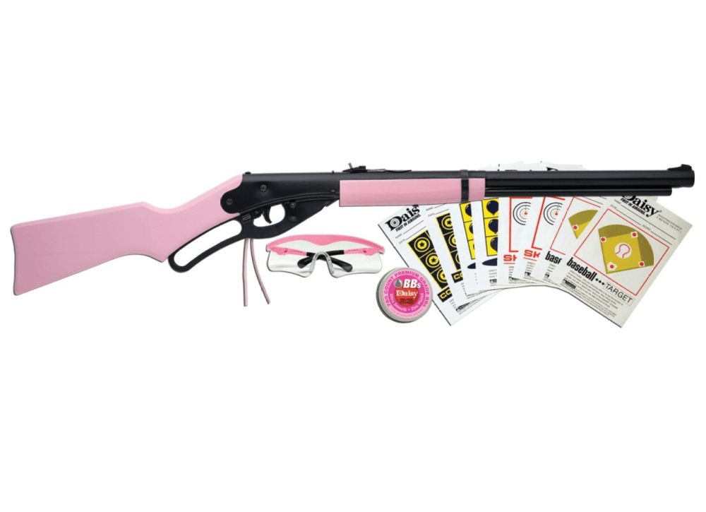 Daisy - Pink 1938 Red Ryder Lever Action Air Rifle - 4.5mm Pack - Game-On.no