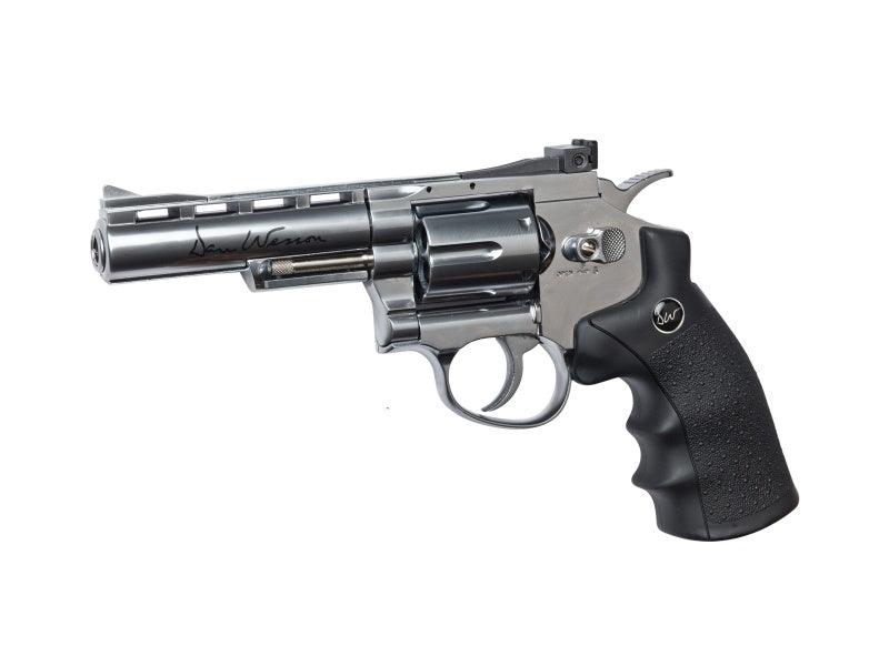 Dan Wesson 4 CO2-drevet softgun-revolver - krom - Game-On.com