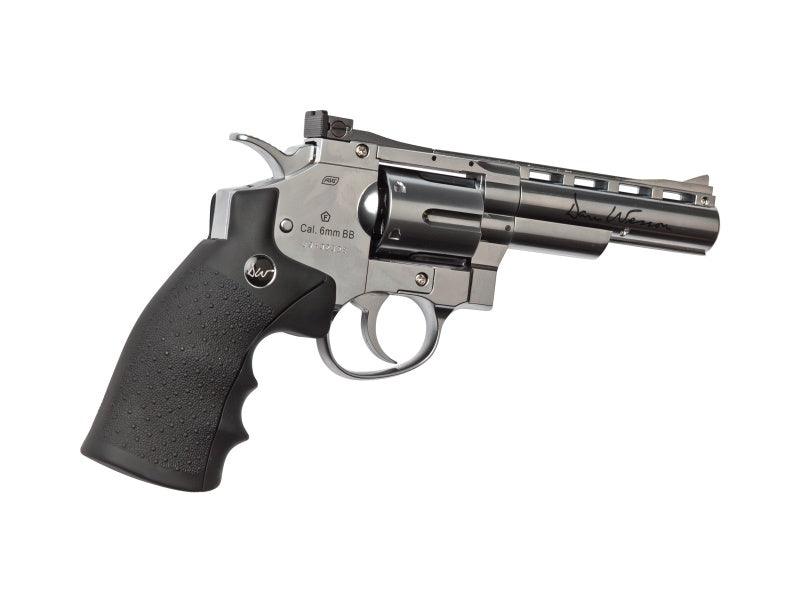 Dan Wesson 4 CO2-drevet softgun-revolver - krom - Game-On.com