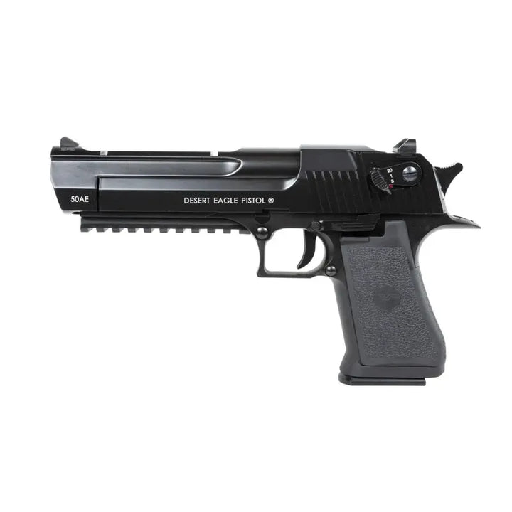 Desert Eagle 50AE Semi/Full Auto Softgunpistol CO2 - Svart - Game-On.no