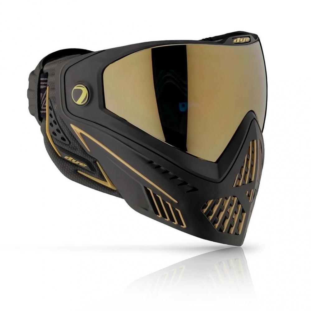 Dye i5 - Paintballmask med dubbelglas- Onyx/Gold 2.0 - Game-On.no