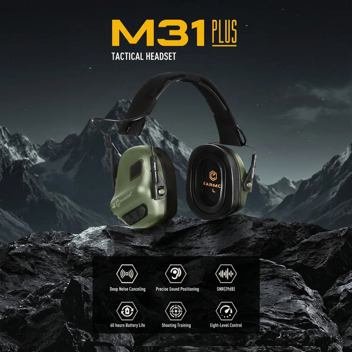 Earmor M31 Plus Active Hearing Protection