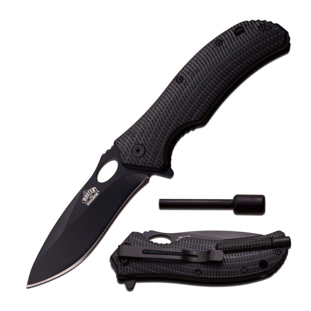 Master USA – Firestrike EDC - Foldekniv med Tennstå