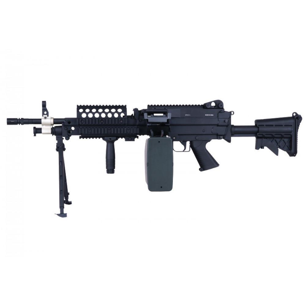 FN Herstal - MK46 Electric Softgun Maschinengewehr - Schwarz - Game-On.no