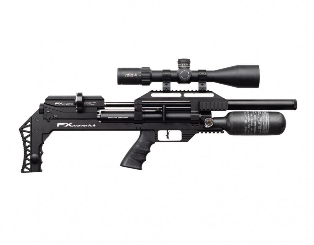 FX Maverick Compact PCP Air Rifle Black - 5.5mm (Regpliktig) - Game-On.no