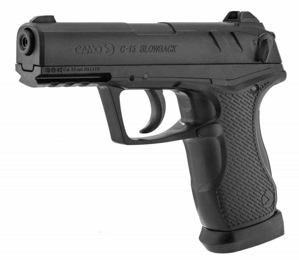 Gamo - C15 CO2 Drevet Luftpistol med Blowback - 4,5 mm - Game-On.no