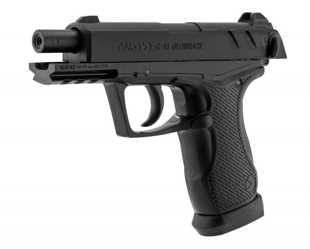 Gamo - C15 CO2 Drevet Luftpistol med Blowback - 4,5 mm - Game-On.no