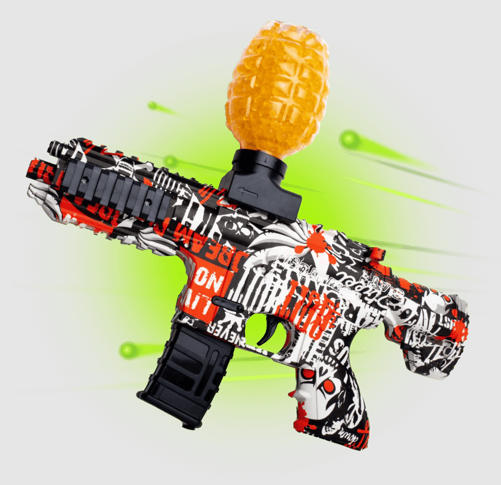 Gel Blasterz - 4Z16-2 Mini Speedstrike - Röd Grafitti - Game-On.com