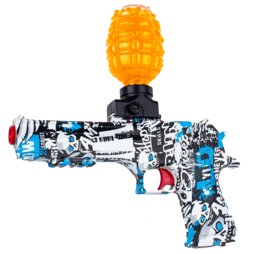 Gel Blasterz - Deaglez V2 SpeedStrike - Grau / Blau - Game-On.no