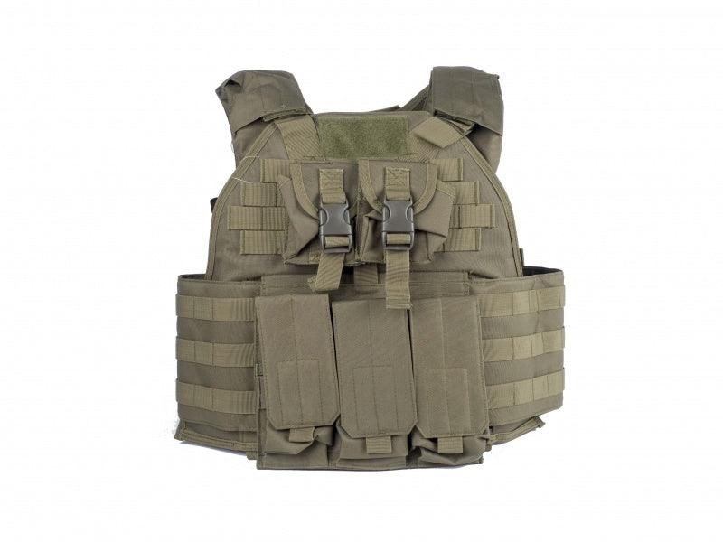 GFT - Plate Carrier MOLLE Vest - Olive - Game-On.no