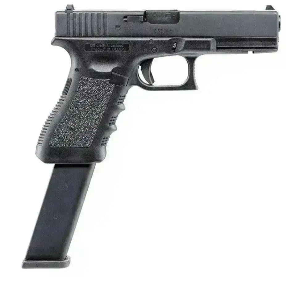 Glock 18C Semi/Fullauto Gass Softgun med Blowback - Pakkesett - Game-On.no