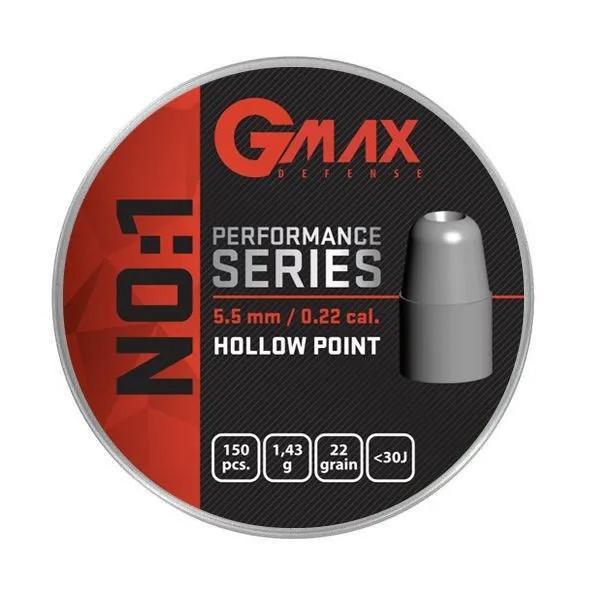 Gmax NO:1 luodit Air Force 5.5mm - 22gr - 150kpl - Game-On.no