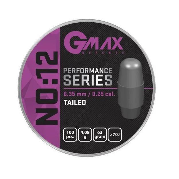 Gmax NO:12 luodit Air Force 6.35mm - 63gr - 100kpl - Game-On.no