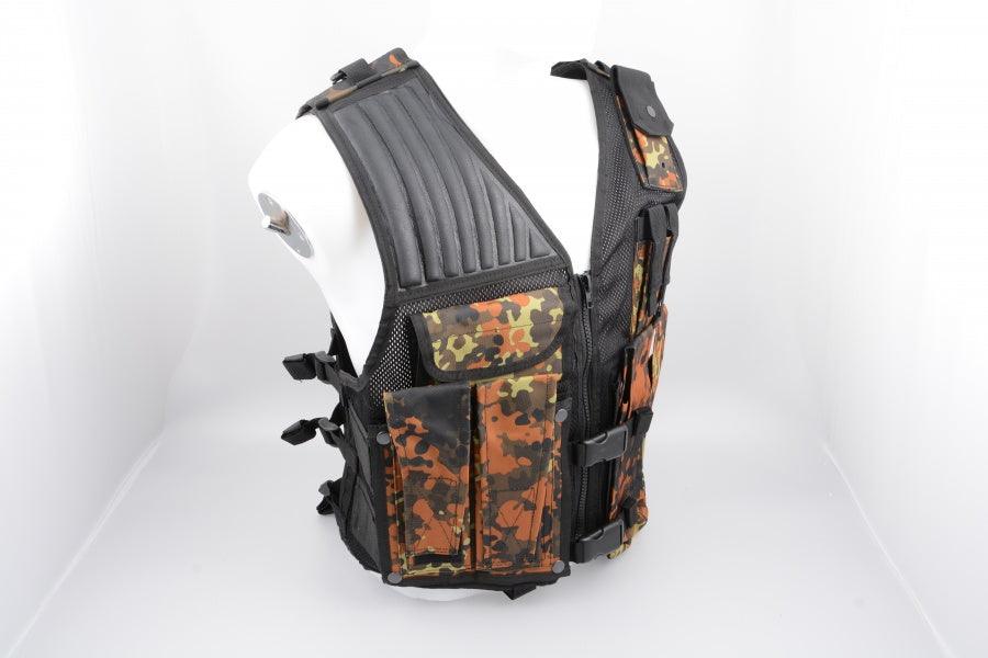 GO! Airsoft Weste - Tysk Camo - Game-On.no