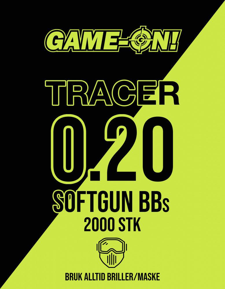 MENKÄÄ! Grønne Tracer Kuler - 0.20g - 2000stk - Game-On.no