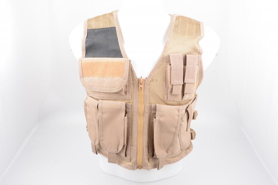 GO! Taktisk Recon Vest - Tan - Game-On.no