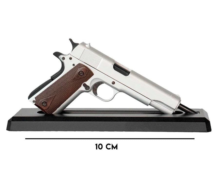 Goatguns - Mini 1911 - Replika Modell - Sølv - gameon.eu