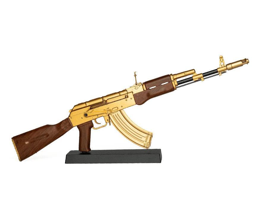 Goatguns - Mini AK47 - Replika model - Guld - Game-On.no