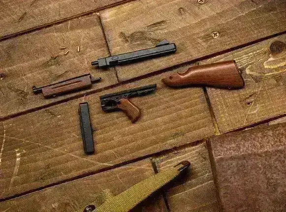 Goatguns - Mini Tommy Gun - Replika Modell - Svart - Game-On.no