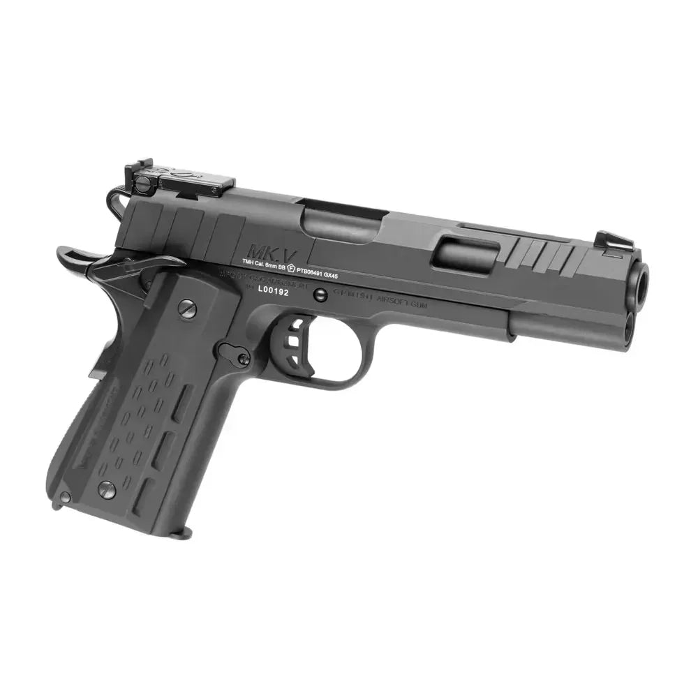 GX45 Mk. V - Gassdrevet Softgunpistol med Blowback - FULL METALL - Game-On.no