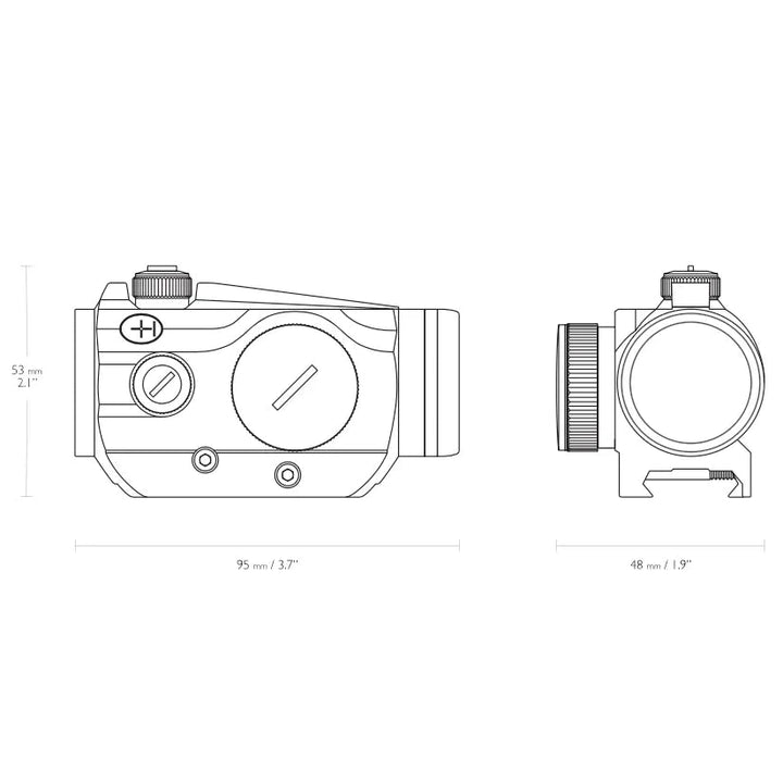 Hawke - Vantage Red Dot Sikte 25mm - 21mm - Game-On.no