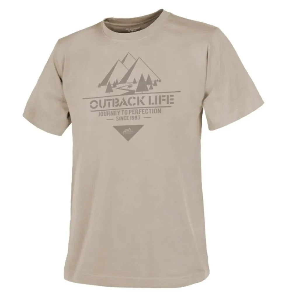 Helikon Tex - Outback Life T-paita - Khaki - Game-On.no