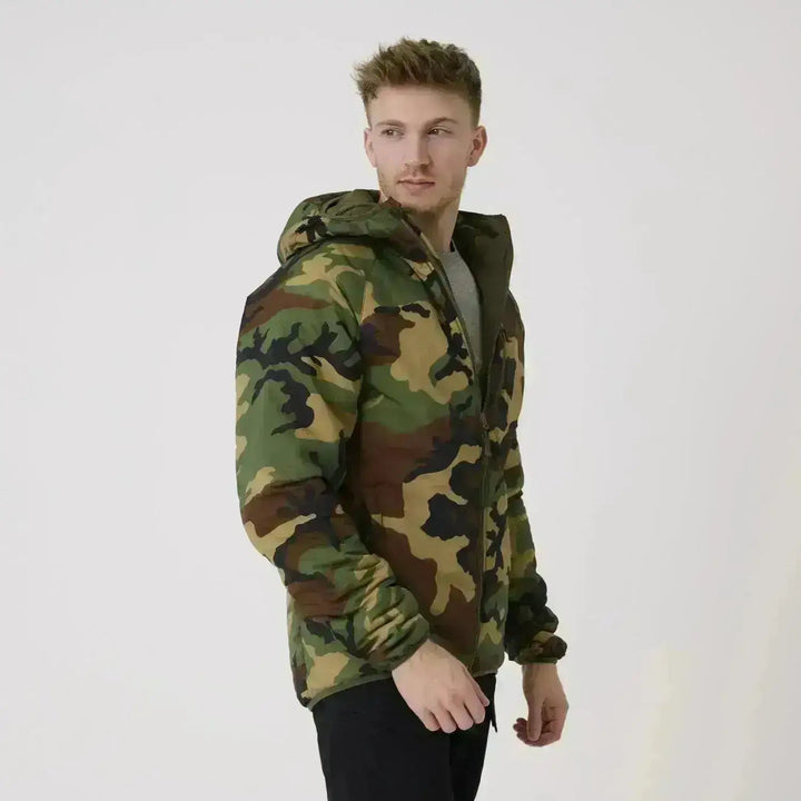 Helikon-Tex Wolfhound Climashield Apex 67g Jakke US Woodland - Game-On.no