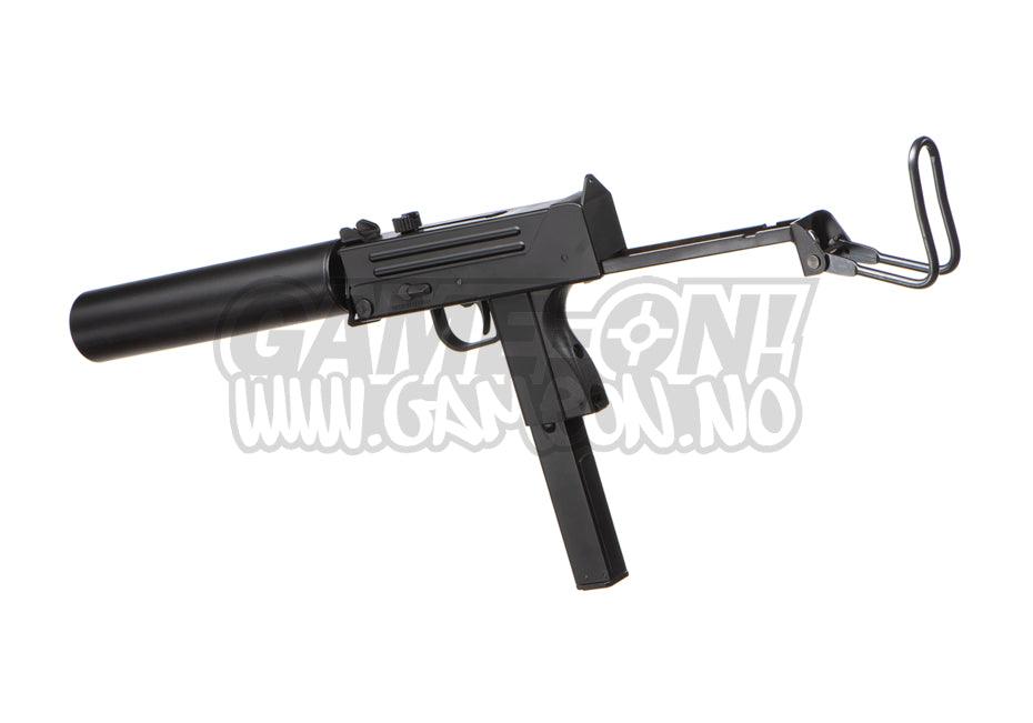 HFC - M11 SMG Gasdrevet softgun-pistol med tilbageslag - Sort - Game-On.no