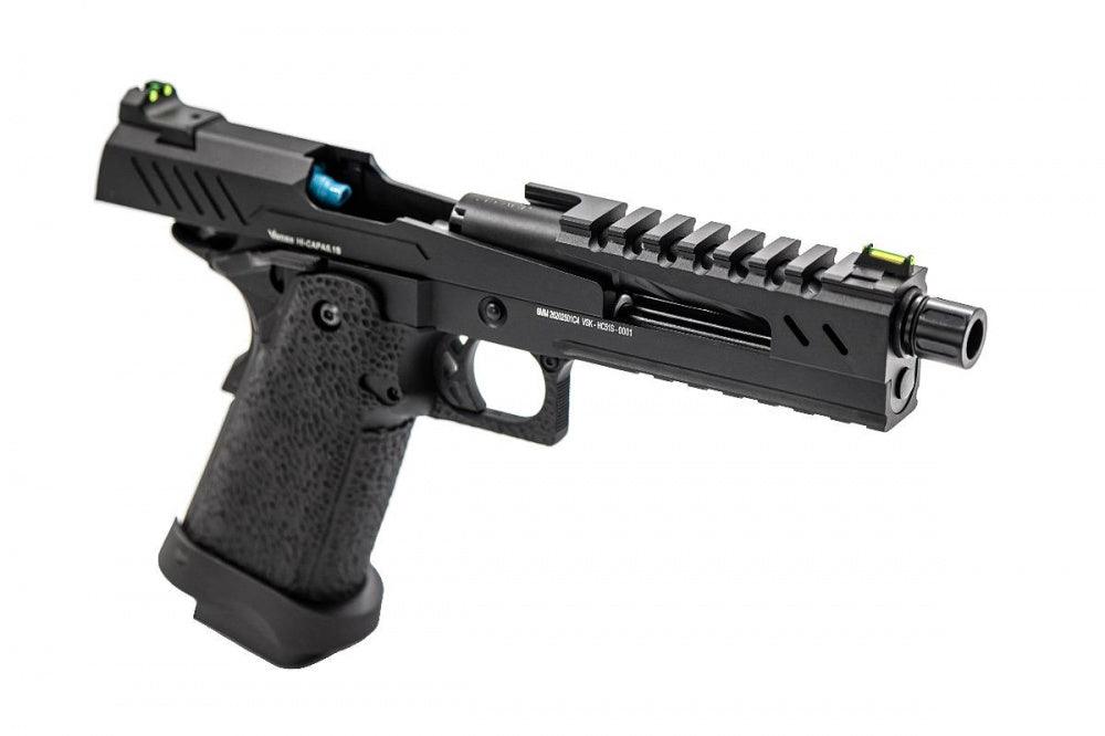 Hi-Capa 5.1 Split Gas Powered Softgun Pistol - Musta - Game-On.com