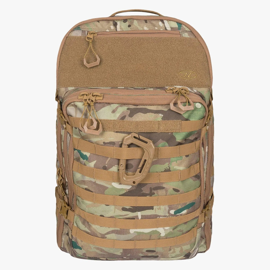 Highlander - Harrier 45L Taktisk Ryggsekk – Clamshell og MOLLE-system - Game-On.no